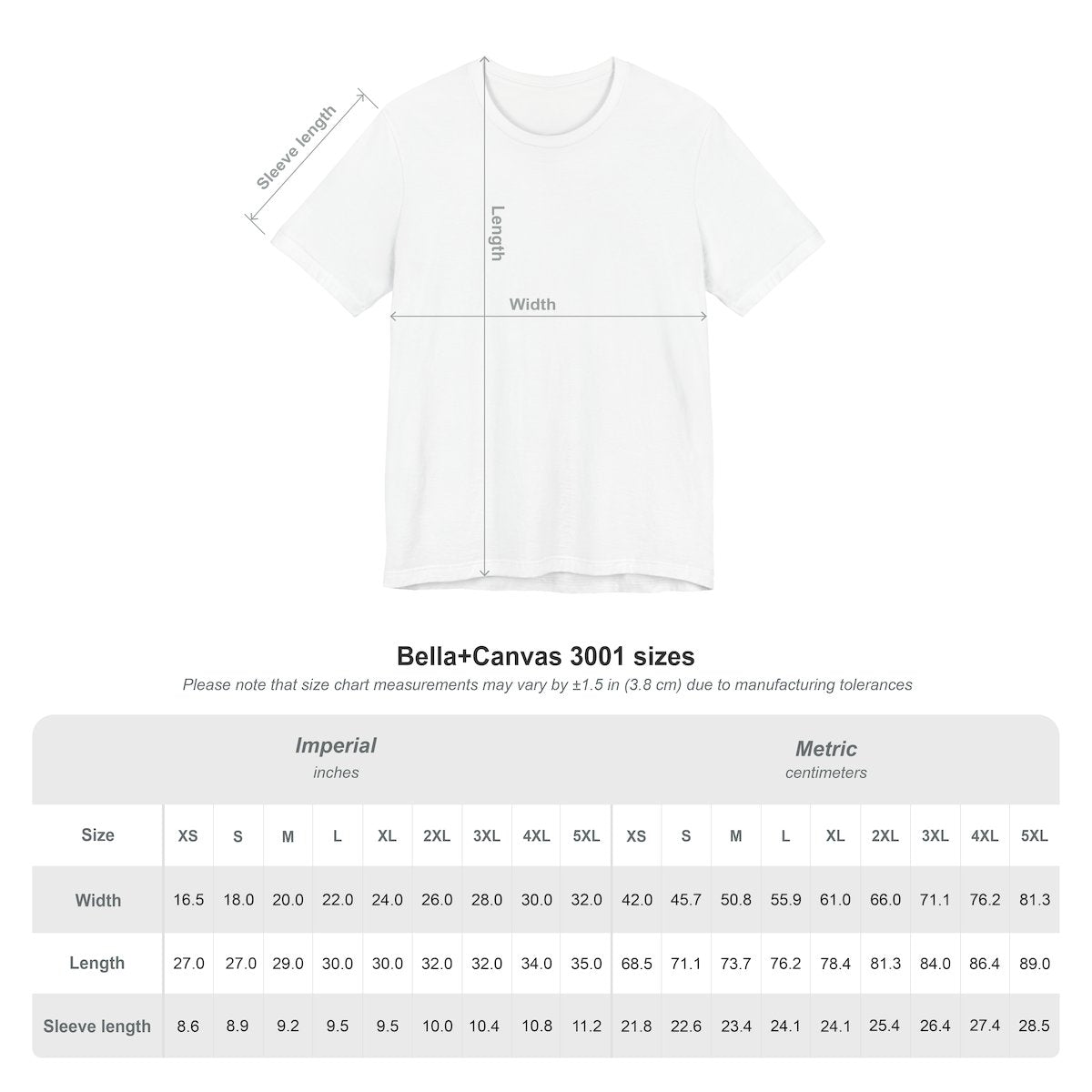 Bexber Unisex Jersey Short Sleeve Tee