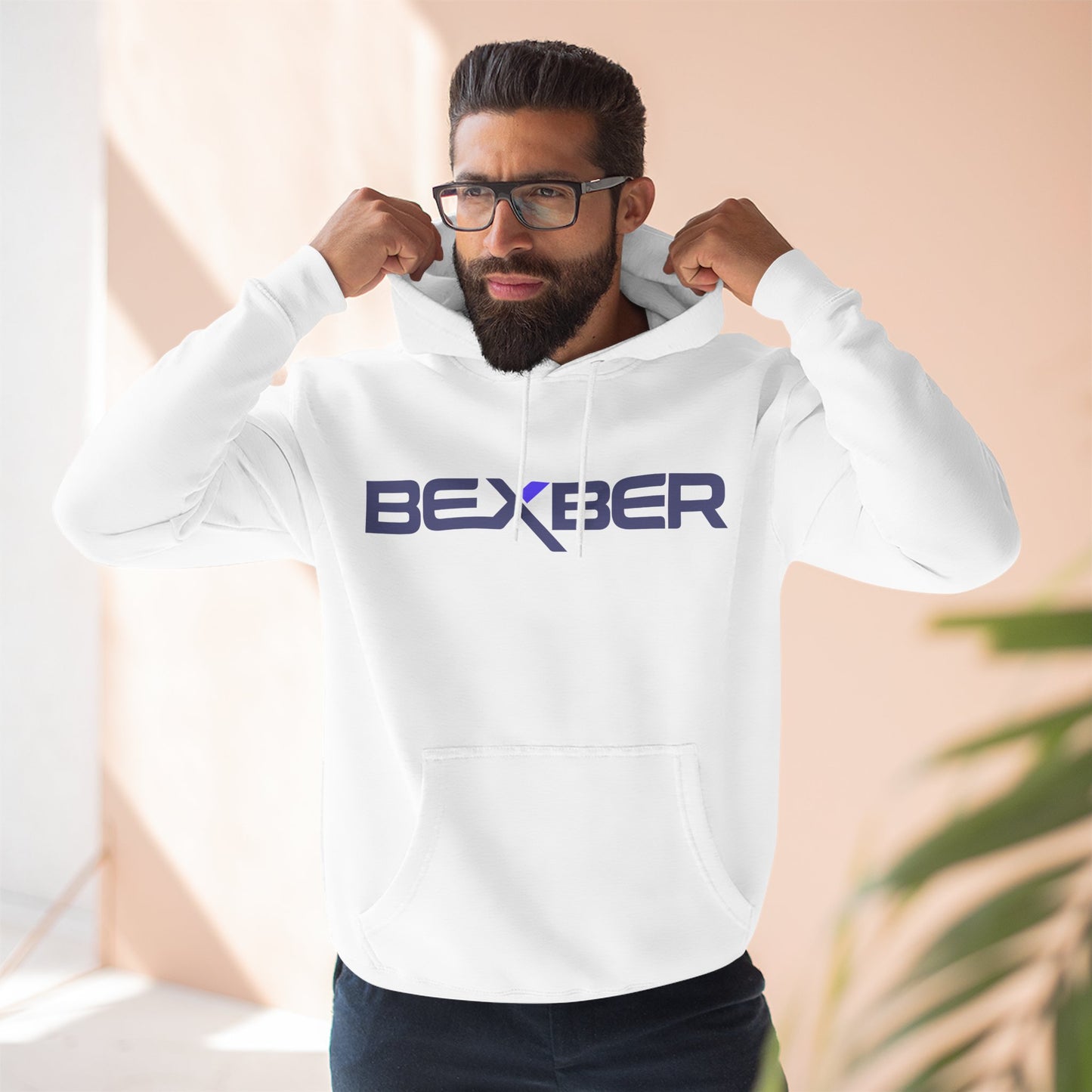 Bexber Three-Panel Fleece Hoodie
